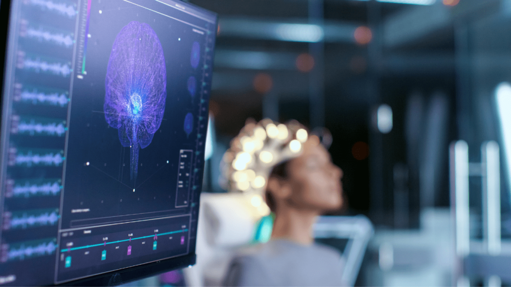 imagen de mujer sometida a un estudio neuronal - maestría-en-neurociencias